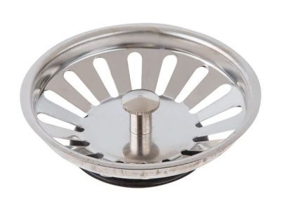 Выпуск-пробка, решетка нерж. сталь для сифона 3 1/2", AV Engineering AVE129702