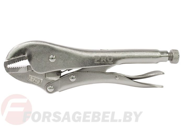 Зажим с фиксатором 180 мм прямые губки Pro Startul PRO-6054-01