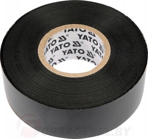 Изолента ПВХ черная 12 мм. х 10 м. х 0,13 мм. Yato YT-8152
