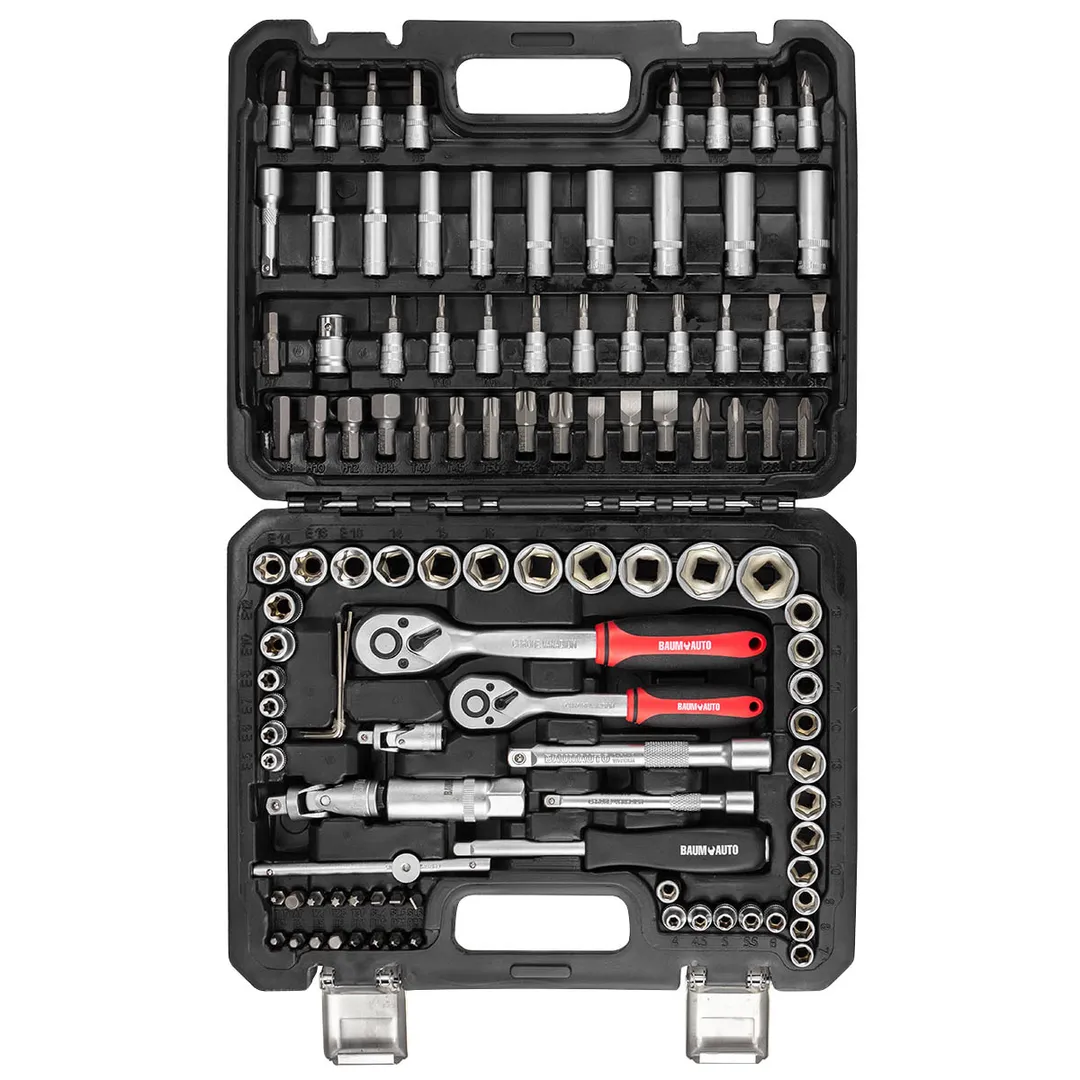 Набор инструментов 108 пр. 1/4''&3/8'', 6-гр. BaumAuto BM-41082-5DS