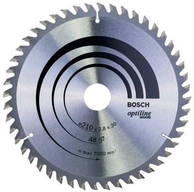 Диск пильный Bosch 210X30 48 OPTILINE 2.608.640.623