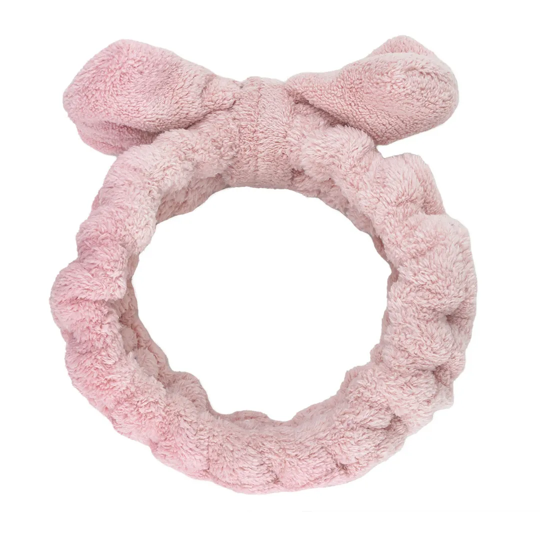 Повязка на голову-бант, розовая La and Te Kit gumpink