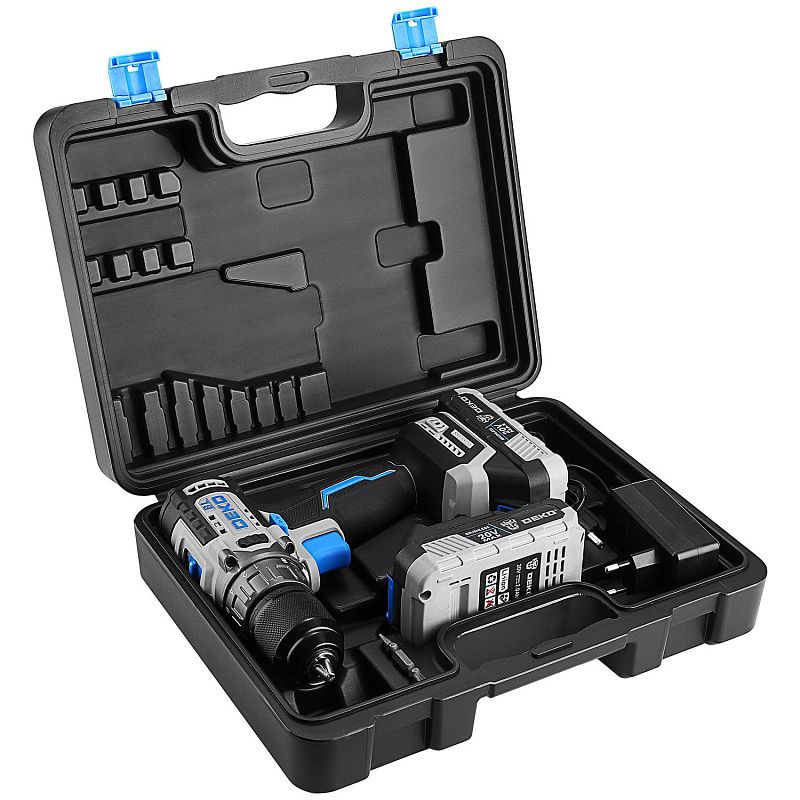 Дрель-шуруповерт аккумуляторная ZKCD20V ONE + DEKO 084-1003