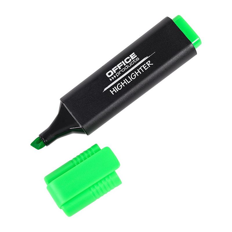 Маркер текстовый "Office Products", зеленый