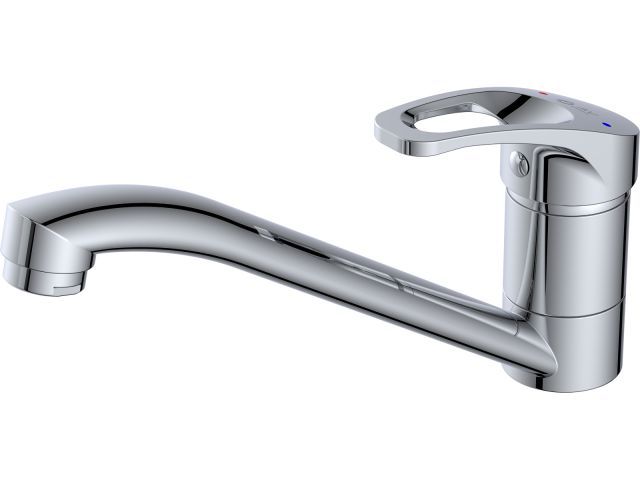 Смеситель для кухни, Lt D35, серия URS, высота излива - 123,5 мм, длина излива - 207 мм излив поворотный, L-образный. AV Engineering AVURS4-A120-449