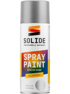 Краска-эмаль аэроз. универсальная серебрянный хром 400 мл SOLIDE SL-27510-1