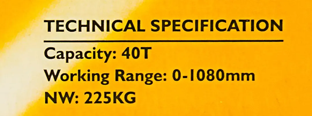 Пресс гидравлический напольный 40 т JCB JCB-TY40001