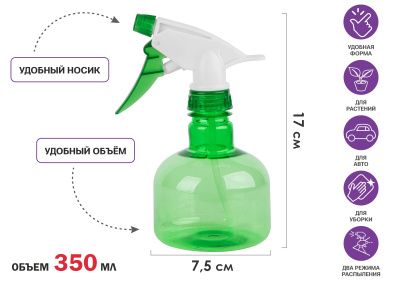 Опрыскиватель ручной 0,35 л с пульверизатором, PERFECTO LINEA 42-210000