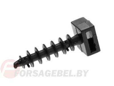 Дюбель для хомута-стяжки, черный Starfix