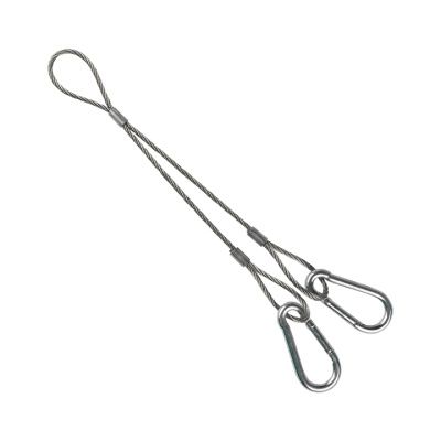 Подвес Y-образный с карабинами 150 мм EKF ypk150