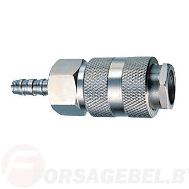 Быстросъемное соединение, "мама"-"елочка" 6 мм, с обжимным кольцом 6х11 мм FUBAG 180120 B