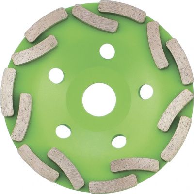 Чашка алмазная зачистная 125 мм, двухрядная Сибртех 72955