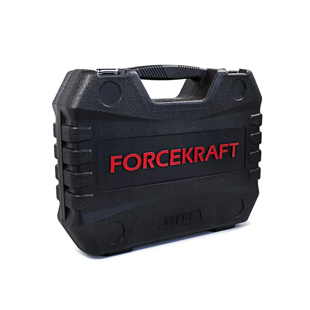 Набор инструментов 82 пр. 1/4''&1/2'' 6-гр. ForceKraft FK-4821