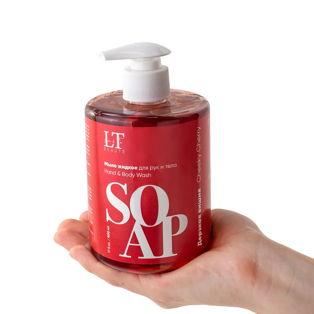 Мыло жидкое для рук и тела ''Дерзкая вишня'' La and Te beaute LT-6990