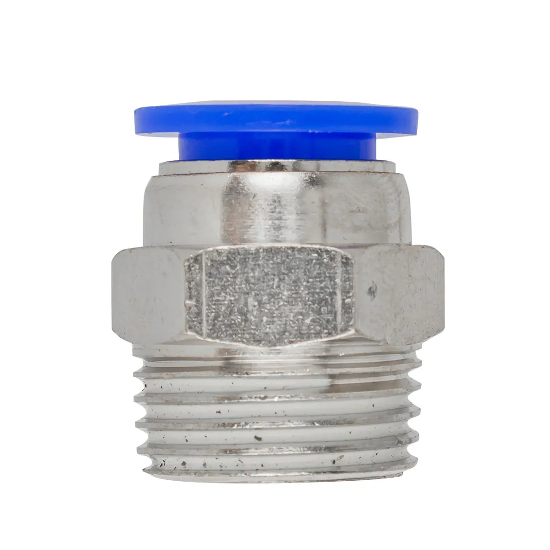 Фитинг для пластиковых трубок 12 мм-наружная резьба 1/2'' RockForce RF-SPC12-04