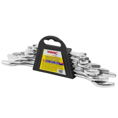 Набор ключей рожковых 6 пр. 6х7-22х24 мм WMC TOOLS WMC-5067