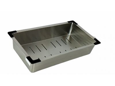 Коландер для кухонной мойки, нержавеющая сталь, сатин GERHANS K30335