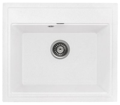 Мойка кухонная из мраморной крошки, белый, A12-18 Gerhans