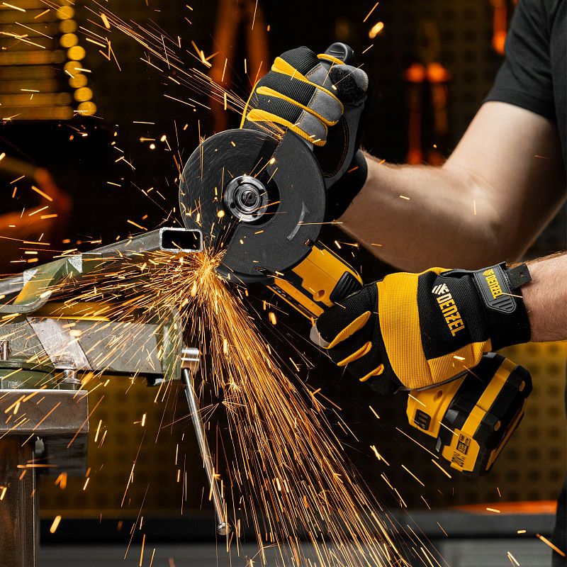 Машина шлифовальная угловая аккумуляторная бесщет. AGH-BL-20-125, Li-Ion, 20 В Denzel 27010