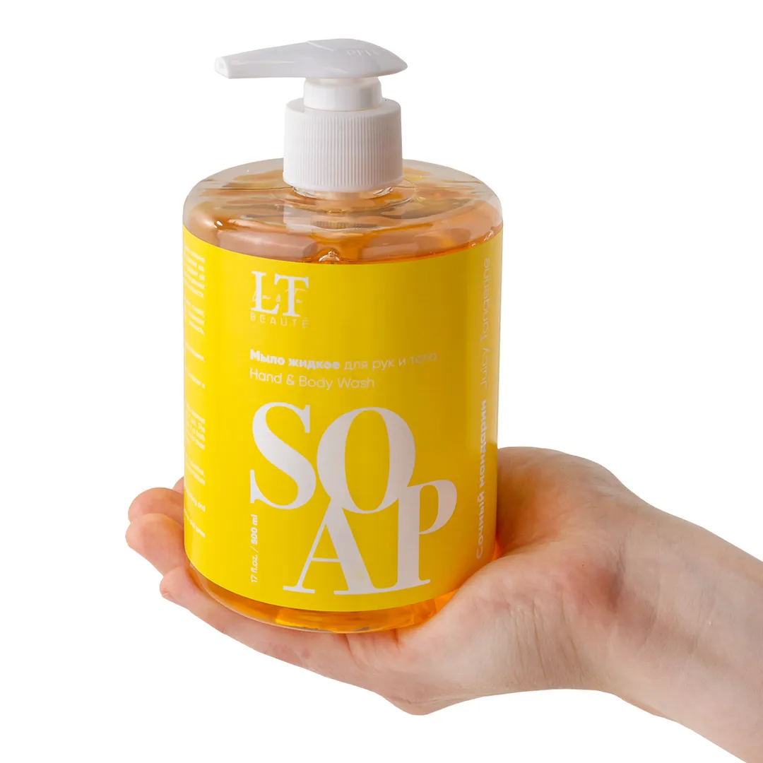Мыло жидкое для рук и тела ''Сочный мандарин'' La and Te beaute LT-7058