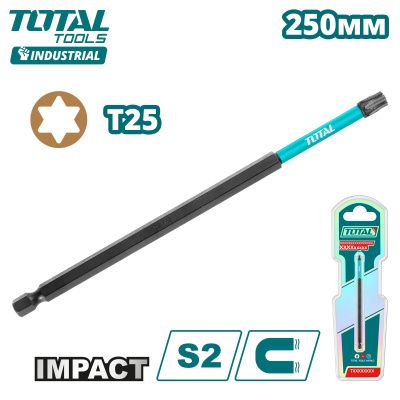 Бита ударная Т25 250 мм TOTAL TACIM71T25250