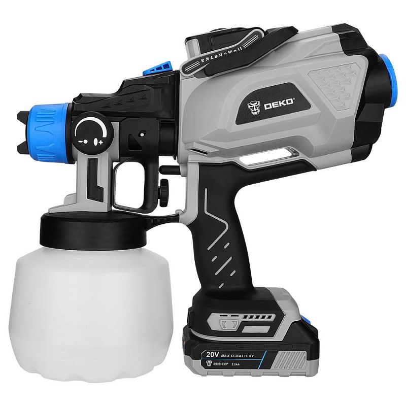 Краскопульт аккумуляторный SG20DK PRO DEKO 083-1136