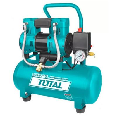 Компрессор безмасленный 15 л, прямой привод TOTAL TCS1110152