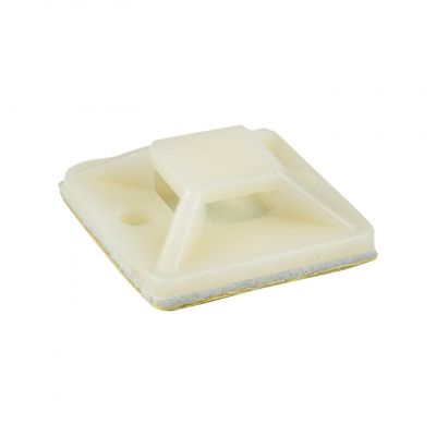 Площадка самоклеящаяся (25х25мм,) белая (20шт,) EKF PROxima plc-25x25-r