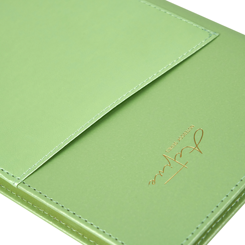 Блокнот "3223-10", А5, 80 листов, линейка, зеленый