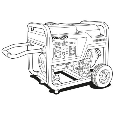 Генератор дизельный DDAE 9000DXE-3 Daewoo Power DDAE 9000DXE-3(2024)