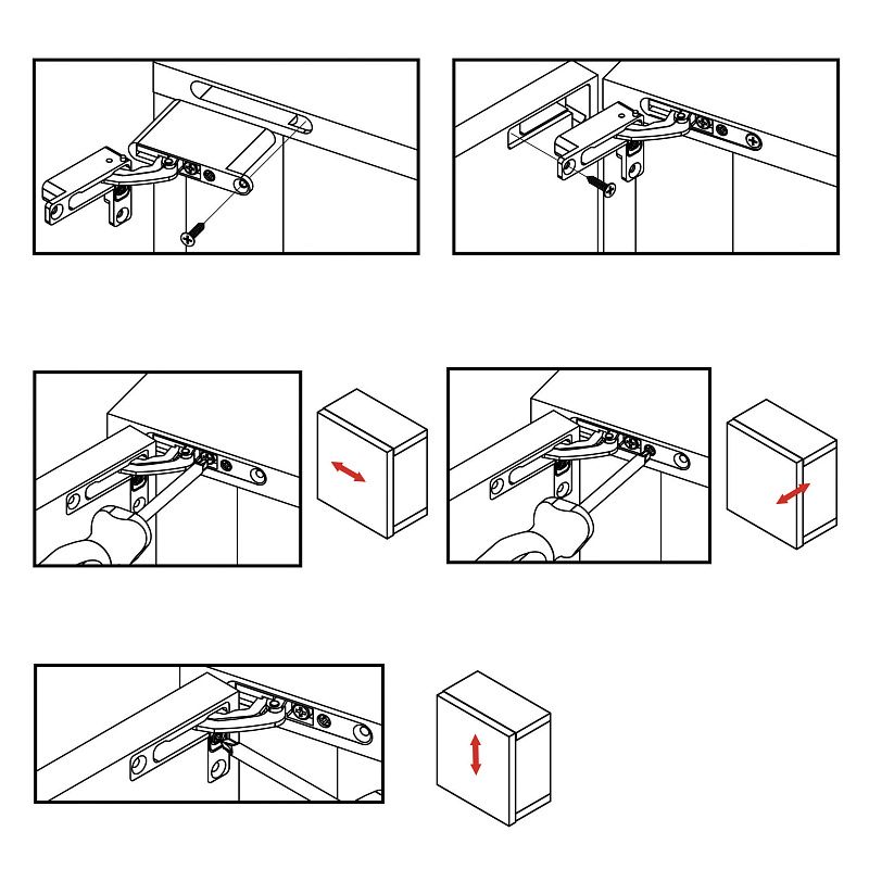 Петля скрытая с доводчиком SMART 3D (саморезы) (компл.-2шт.) AKS 90967
