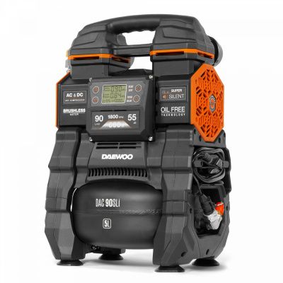 Компрессор аккумуляторный 5 л 21В / 220В DAC 90SLi SET Daewoo Power DAC 90SLi SET