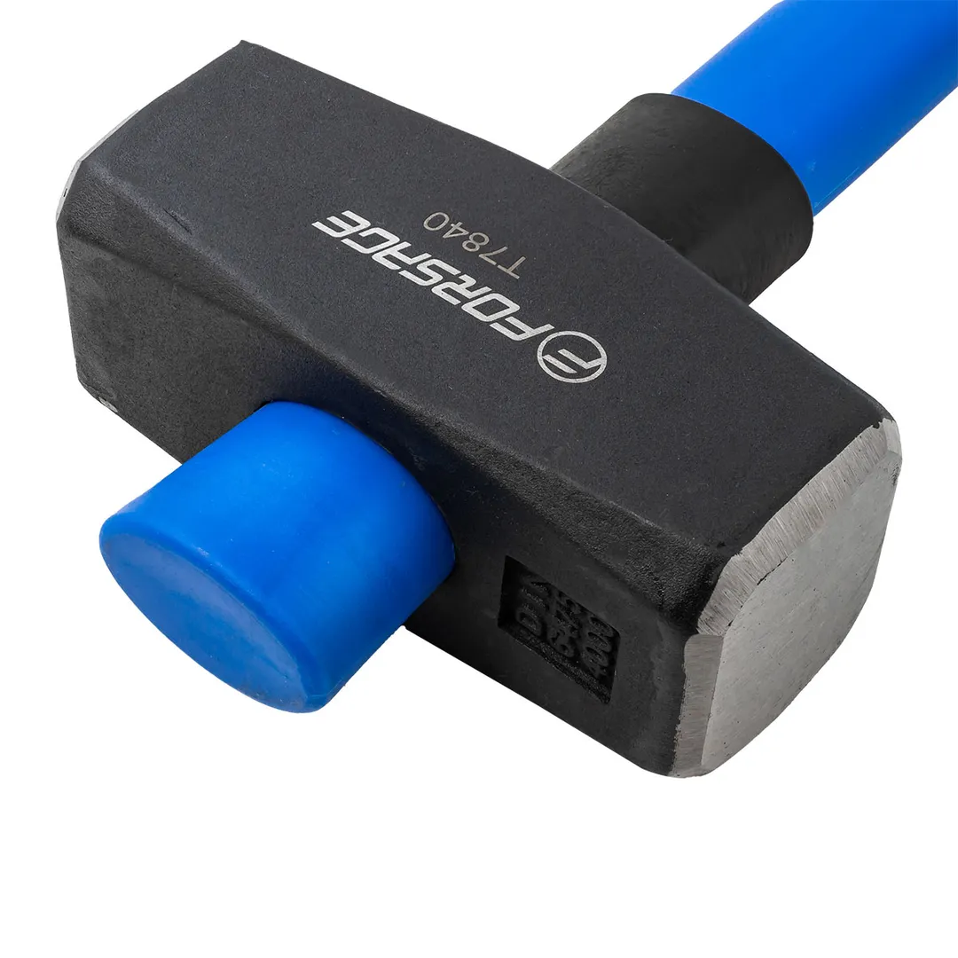 Кувалда 4 кг, с фиберглассовой ручкой и резиновой противоскользящей накладкой, L ручки-800 мм Forsage F-T7840