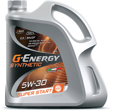 Масло Synthetic Super Start 5W-30 4л G-Energy 253142400