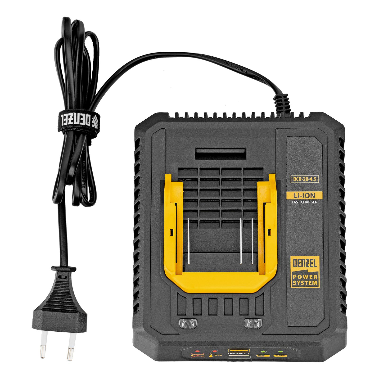 Устройство зарядное для аккумуляторов BCH-20-4.5, Li-Ion, 20 В, 4,5 А Denzel 28457