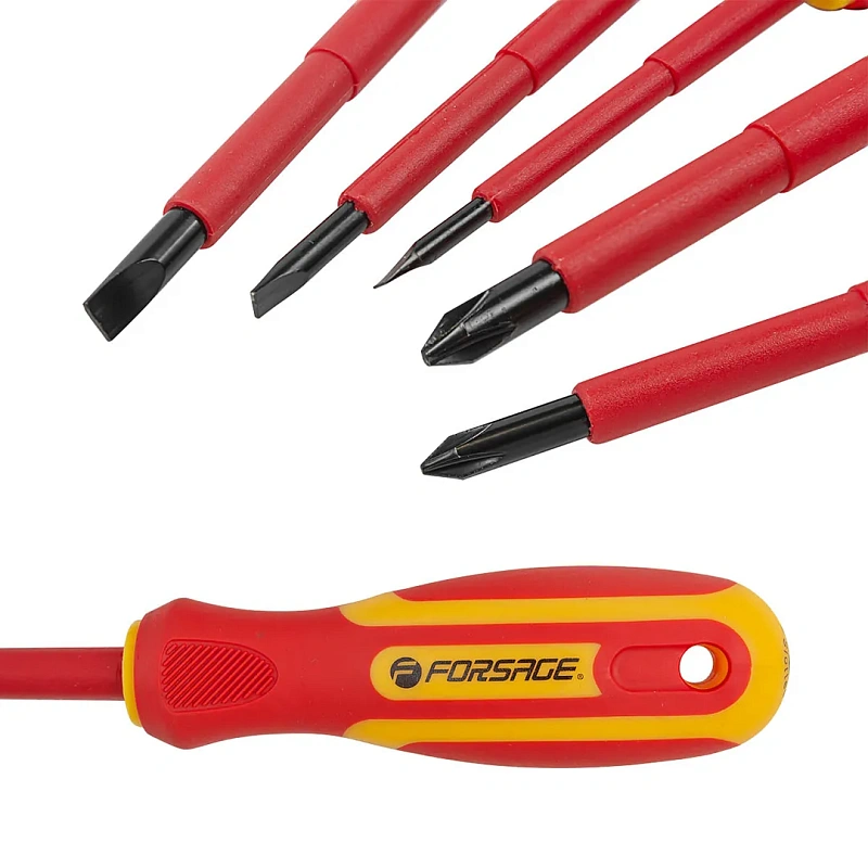 Набор диэлектрических отверток PH, SL 5 пр Forsage F-2066N