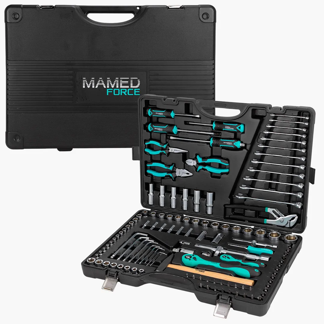 Набор инструментов 122 пр. 1/4"&1/2" 6-гр MAMEDFORCE MF-38901