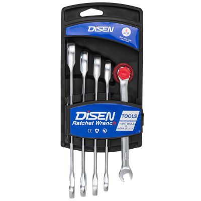 Набор ключей трещоточных 8-14 мм, 5 пр. DISEN DSD1502