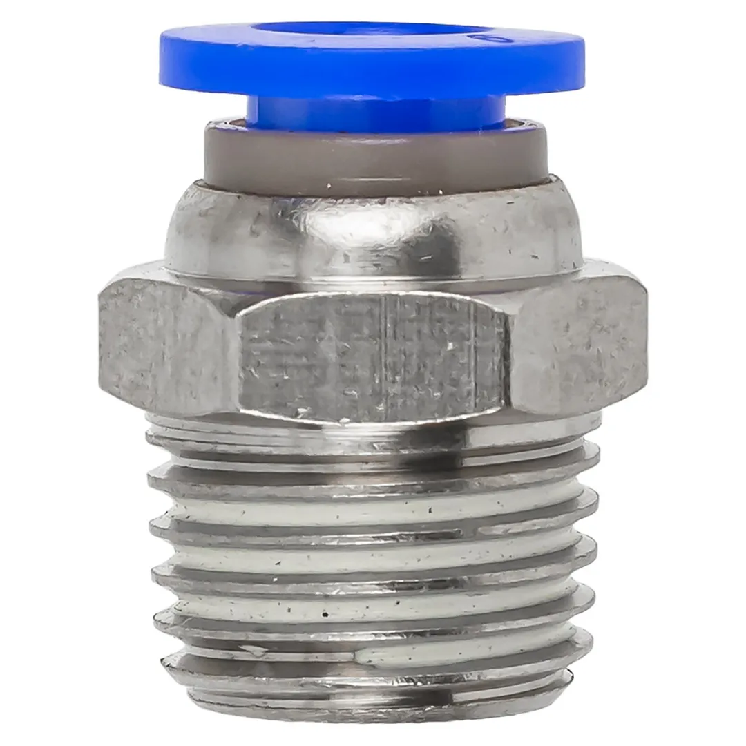 Фитинг для пластиковых трубок 6 мм-наружная резьба 1/4'' RockForce RF-SPC06-02