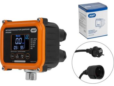Автоматическое реле давления для насоса 1/4" вн. A&P AP03A06