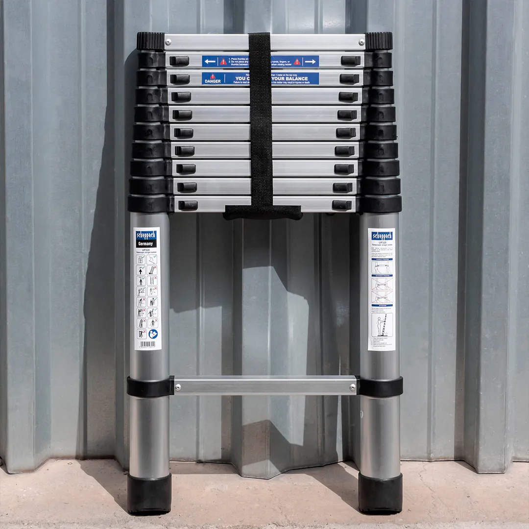 Лестница телескопическая алюм. бытовая 3.2 м 11 ступ. Scheppach Sch-UP320