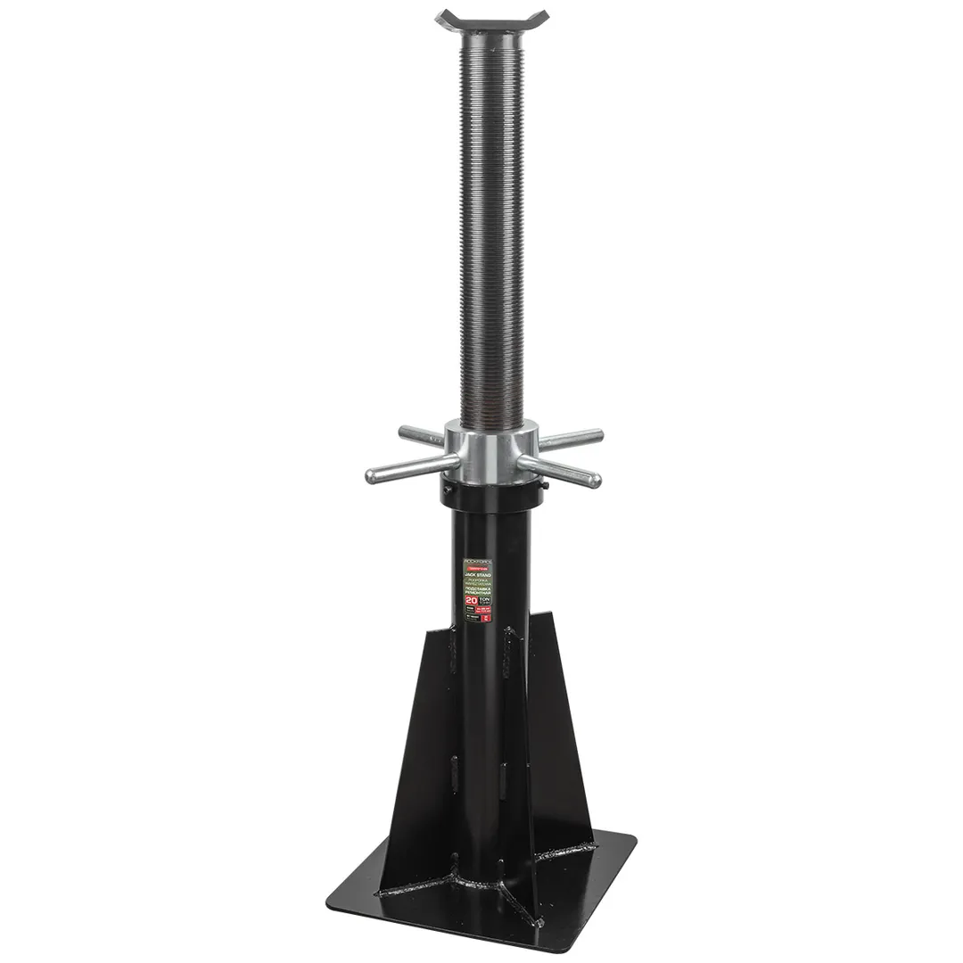 Домкрат-подставка ремонтная механическая винтовая 20 т, 695-1170 мм RockForce RF-TZ200012-GS