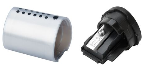 Точилка "Grip 2001 Trio Мини", 1 отверстие, с контейнером