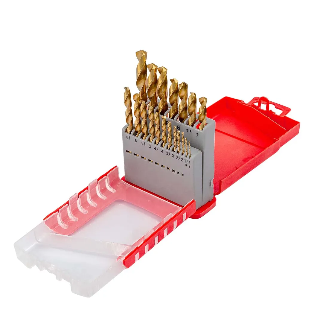 Набор сверл по металлу 19 пр, 1-10 мм EVERFORCE EF-924U19