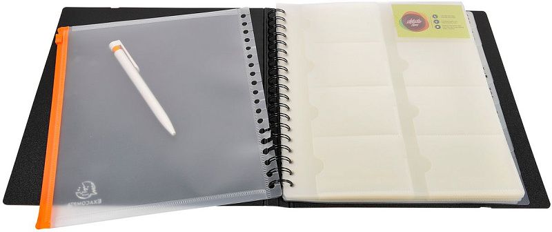 Визитница "Exacard", 265x250мм, черный