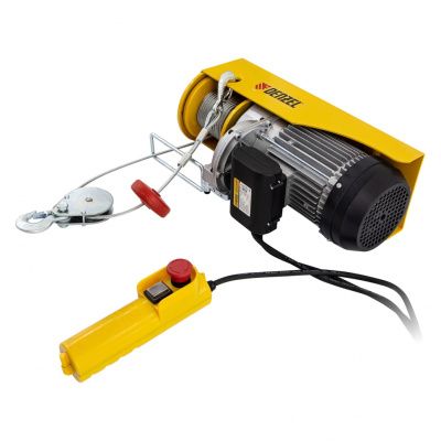 Тельфер электрический TF-1000,1 т., 1600 Вт, высота 12 м, 8 м/мин Denzel 52016