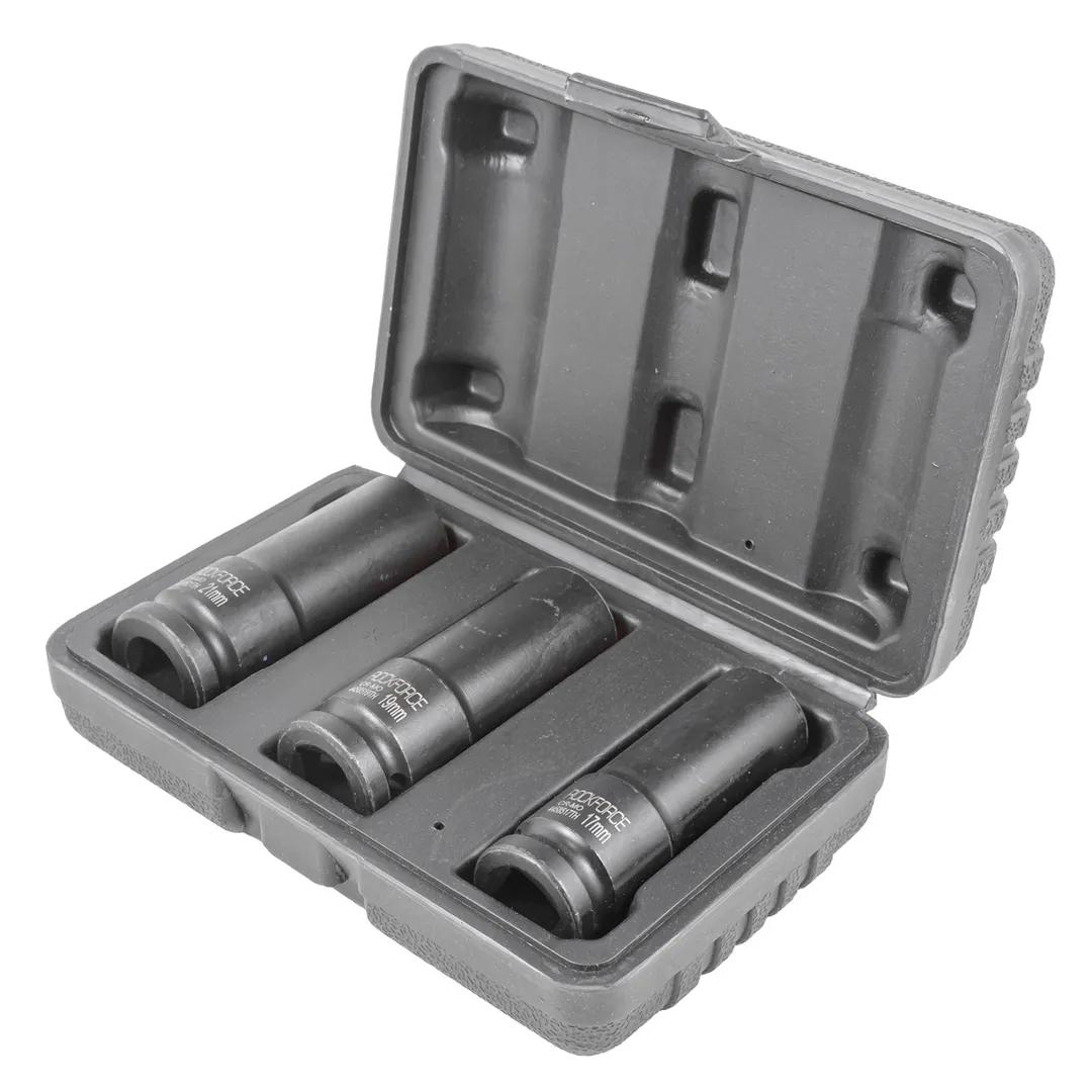 Набор ударных головок для литых дисков 17, 19, 21 мм 3 пр 1/2'' 6-гр RockForce RF-4032TH