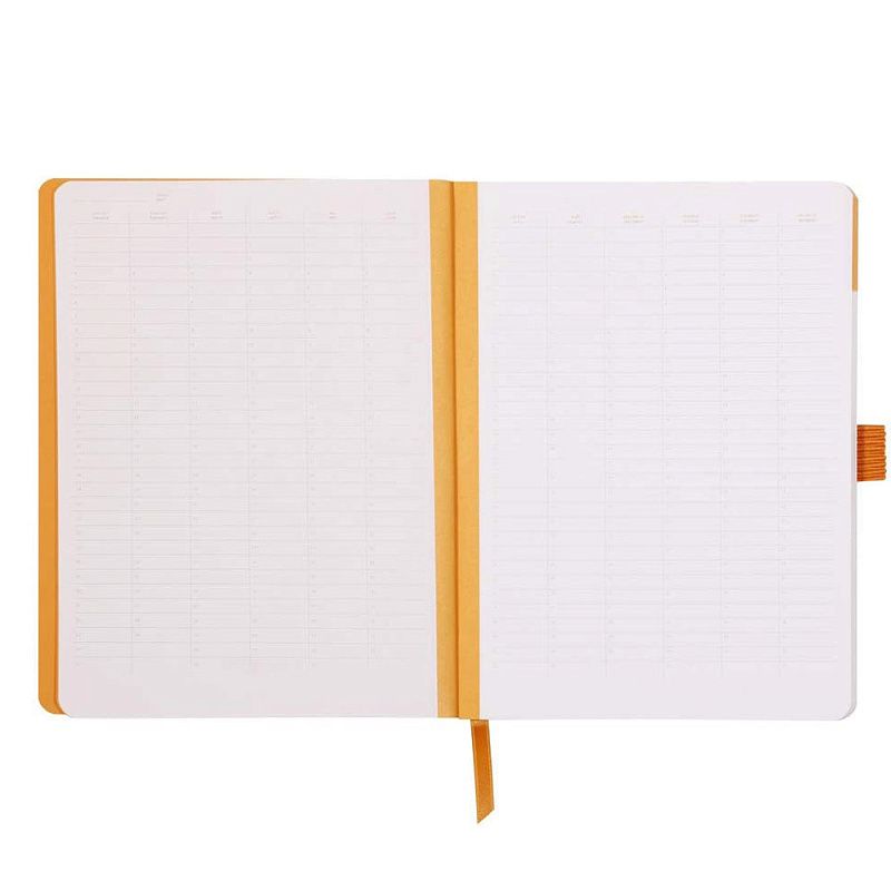 Блокнот "Rhodiarama Meeting" на резинке, A5+, 80 листов, линейка, малиновый