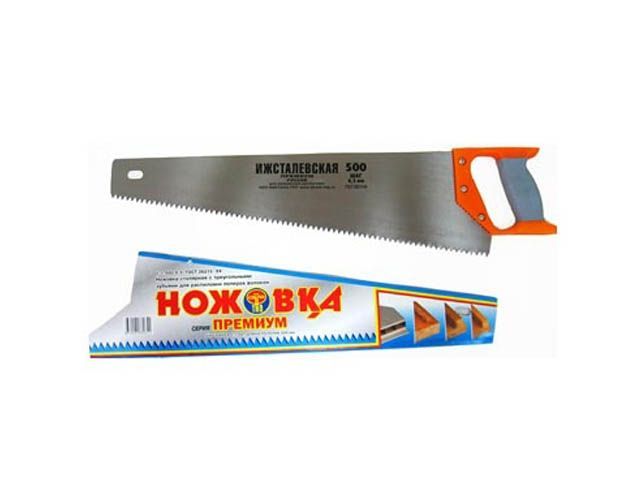 Ножовка по дер. 500 мм.зуб 6,5 мм ПРЕМИУМ Ижсталь
