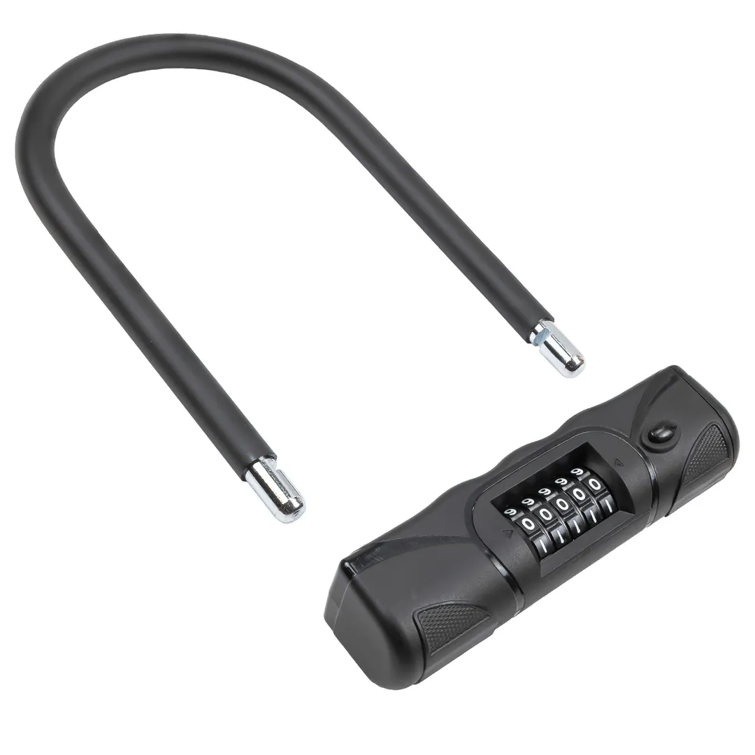 Замок навесной с кодовым паролем, дужка 12х15 мм, код 5 цифр ForceKraft FK-JQ-8125